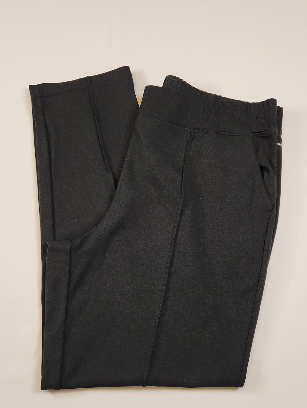 Mondetta Black Pull-On Pintuck Front Seam Pants XL